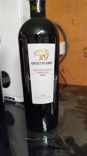 Abruzzo Montepulciano d'Abruzzo Casal Thaulero Orsetto Oro 2015
