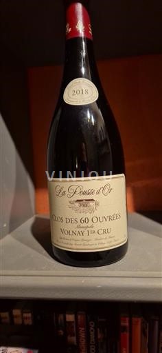Burgundy Volnay Premier Cru La Pousse Or Clos des 60 Ouvrées 2018