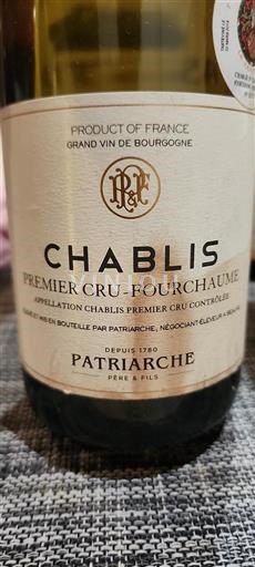 Burgundy Chablis Premier Cru Patriarche Premier Cru Fourchaume Non-Vintage