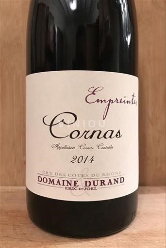 Rhônevallei Cornas Domaine Durand Empreintes 2014