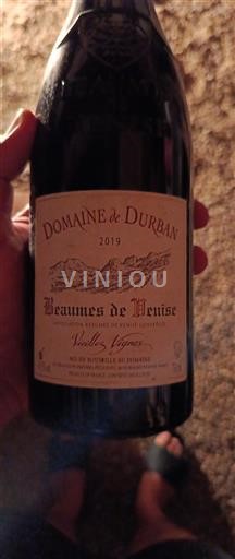 Valle del Rodano Beaumes de Venise Domaine Durban Vieilles Vignes 2019
