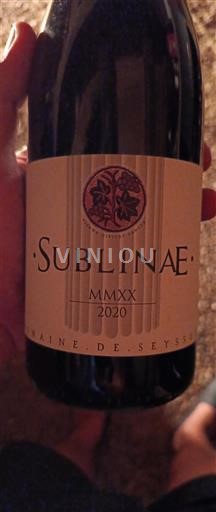 Rhône Valley Not Specified Domaine Seyssuel Sublinae 2020