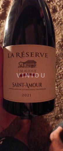 Beaujolais Saint-Amour J. M. Aujoux La Réserve 2021