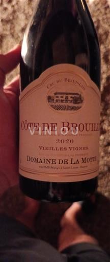 Beaujolais Côte-de-brouilly Domaine La Motte Vieilles Vignes 2020