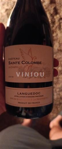 Languedoc Château Sainte Colombe La Chapelle 2019