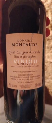 Languedoque Minervois Domaine Montaude Não Sazonado