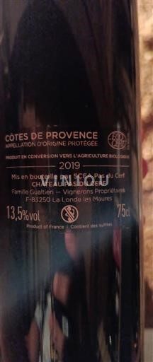 Provence Côtes-de-Provence Château Pas du Cerf 2019