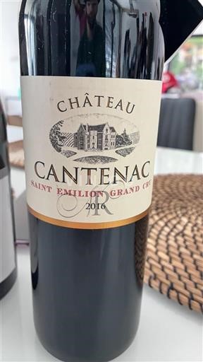 Bordeaux Saint-Émilion Grand Cru Grand Cru Cantenac 2016