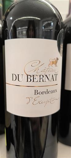 Bordeaux Château Bernat Bordeaux d'Exception 2015