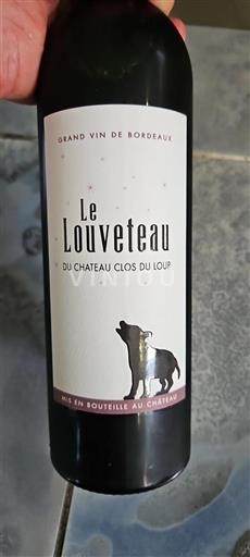 Bordeaux Nicht spezifiziert Château Clos du Loup Le Louveteau Ohne Jahrgang