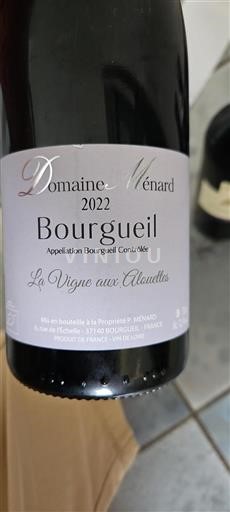 Valle del Loira Bourgueil Domaine Ménard La Vigne aux Alouettes 2022