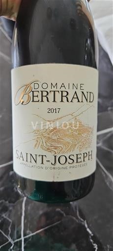 Vallée du Rhône Saint-Joseph Domaine Bertrand 2017