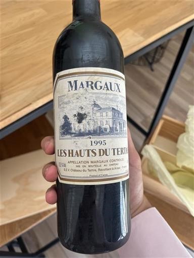 Bordeaux Margaux Château Tertre Les Hauts du Tertre 1995