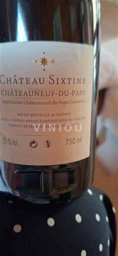 Údolí Rhôny Châteauneuf-du-Pape Château Sixtine Neročník