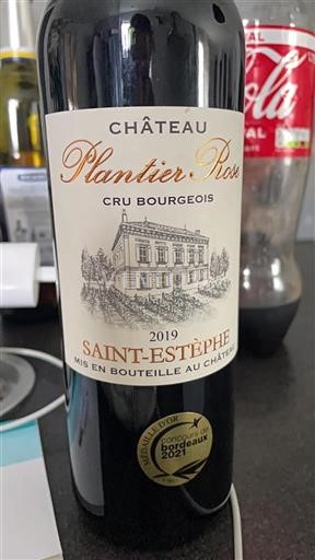 Bordeaux Saint-Estèphe Cru Bourgeois Plantier Rose 2019