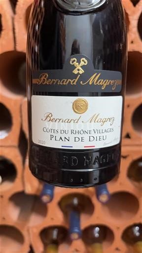 Valle del Rodano Côtes-du-rhône-villages Bernard Magrez Plan de Dieu 2020