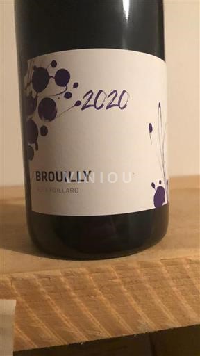 Beaujolais Brouilly Alex Foillard 2020