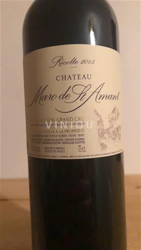 Bordeaux Saint-Émilion Grand Cru Château Maro de St Amant 2015