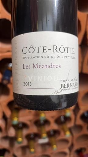 Údolí Rhôny Côte-rôtie Domaine Guy Bernard Les Méandres 2015