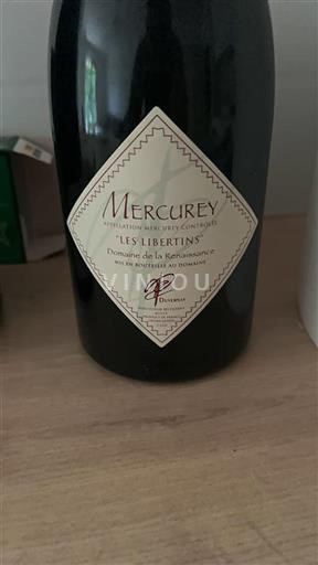 Burgundy Mercurey Domaine La Renaissance Les Libertins Non-Vintage