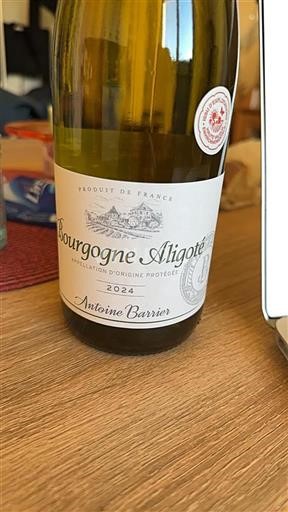 Burgundsko Bourgogne-aligoté Antoine Barrier 2024