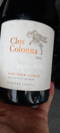 Korsika Sartène Famille Leccia Clos Colonna 2022