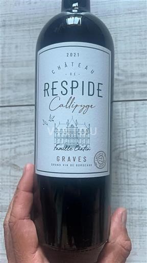 Bordeaux Graves Château Respide Callipyge 2021