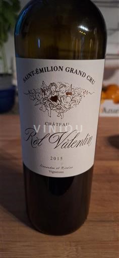 Bordeaux Saint-Émilion Grand Cru Grand Cru Château Rol Valentin 2015