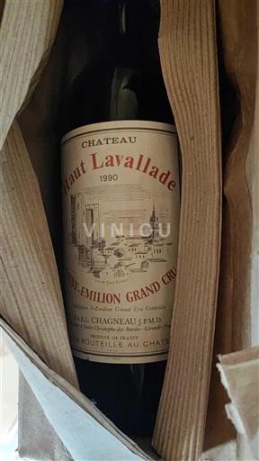 Bordeaux Saint-Émilion Grand Cru Château Haut Lavallade 1990