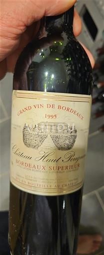 Bordeaux Bordeaux supérieur Château Haut Pougnan 1995
