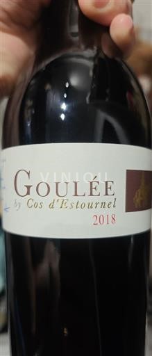 Bordeaux Médoc Cos Estournel Goulée 2018