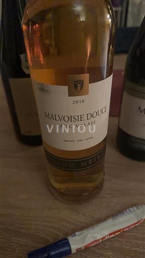 Valais Unspecified Grand Métral Malvoisie Douce 2018
