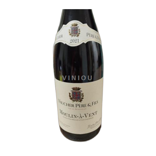 Vin Rouge sec Vaucher Père & Fils 2021 France Beaujolais Moulin-à-vent AOC