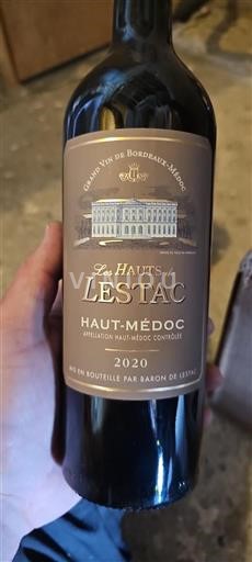 Bordeaux Haut-Médoc Baron de Lestac Les Hauts de Lestac 2020