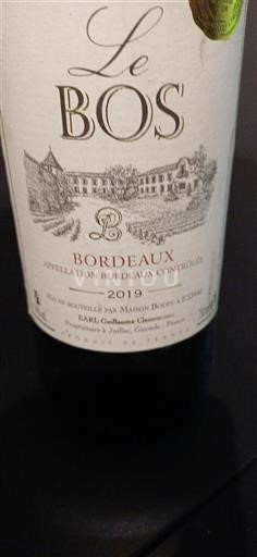 Bordeaux Le Bos 2019