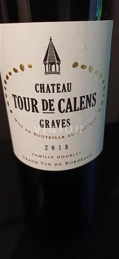Bordeaux Graves Château Tour de Calens 2018