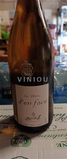 Vin Blanc sec Le Blanc d'en face Montez du Montillet 2023 France Alpes et pays Rhodaniens Collines rhodaniennes IGP