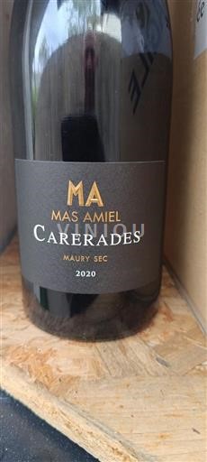 Roussillon Maury sec Mas Amiel Carerades 2020