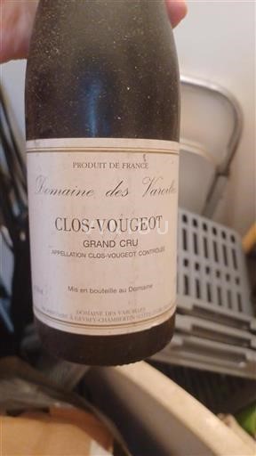 Bourgogne Clos-de-vougeot Grand Cru Domaine Des Varoilles 1992
