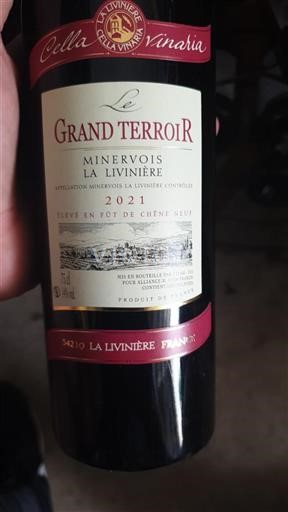 Languedoc Minervois-la-livinière La Livinière Le Grand Terroir 2021
