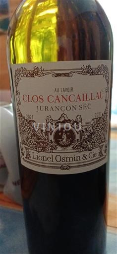 Sydväst Jurançon Lionel Osmin & Cie Clos Cancailäu 2021