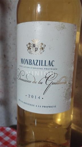 Sudoeste Monbazillac Domaine La Guillou 2014