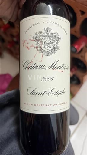Burdeos Saint-Estèphe Second Grand Cru Montrose 2006