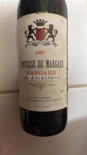 Bordeaux Margaux Comtesse de Margaux 1985