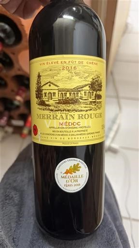 Bordeaux Médoc Vignerons Uni-Médoc Merrain Rouge 2016