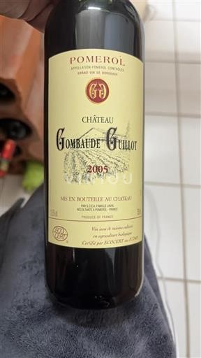 Bordeaux Pomerol Château Gombaude-Guillot 2005