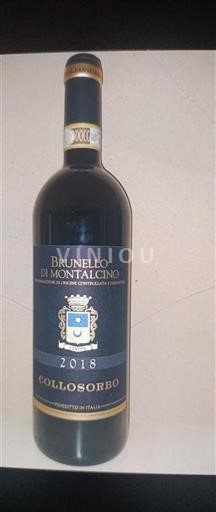 Toscane Brunello di Montalcino Collosorbo 2018