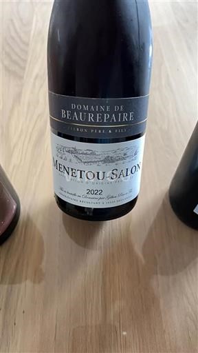 Valle della Loira Menetou-Salon Domaine Beaurepaire 2022