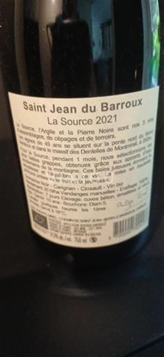 Valle del Rodano Ventoux Saint Jean du Barroux La Source 2021