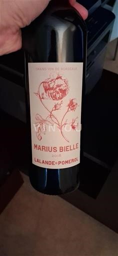 Bordeaux Lalande-de-Pomerol Marius Bielle 2018
